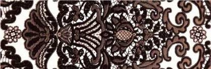 Бордюры Керамин Органза 5, цвет коричневый, поверхность матовая, прямоугольник, 400x132
