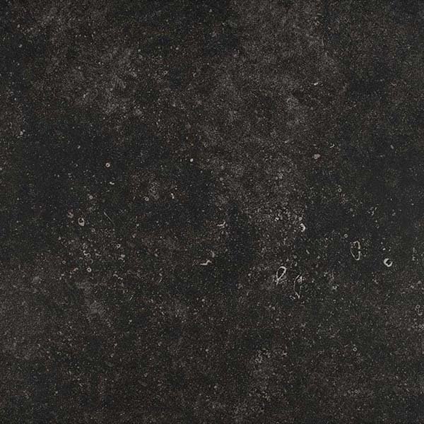 Керамогранит Seranit Belgium Stone Black, цвет чёрный, поверхность матовая, квадрат, 600x600