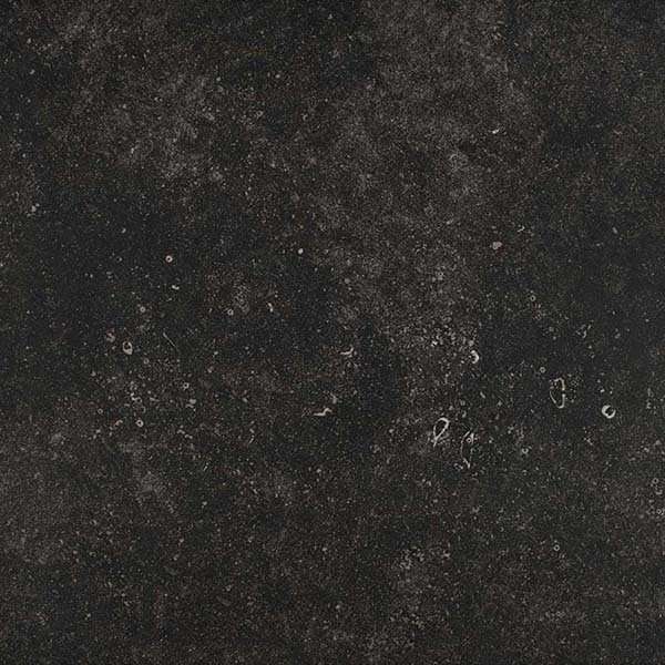 Керамогранит Seranit Belgium Stone Black, цвет чёрный, поверхность матовая, квадрат, 600x600
