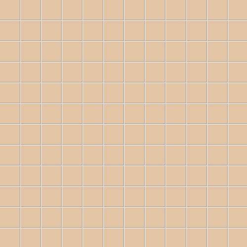 Мозаика Ce.Si Matt Seta Su Rete 2,5x2,5, цвет бежевый, поверхность матовая, квадрат, 300x300
