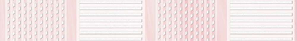Бордюры Axima Агата Бордюр С Розовая, цвет розовый, поверхность глянцевая, прямоугольник, 35x250
