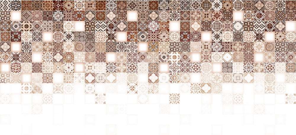 Керамическая плитка Cersanit Hammam Бежевый HAG011D, цвет бежевый, поверхность глянцевая, прямоугольник, 200x440
