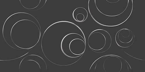 Декоративные элементы Керлайф Stella Arabesco Grigio, цвет серый, поверхность глянцевая, прямоугольник, 315x630