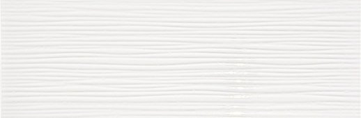 Керамическая плитка Brennero Acqua Onda Pura Lucida Opul, цвет белый, поверхность глянцевая, прямоугольник, 250x750
