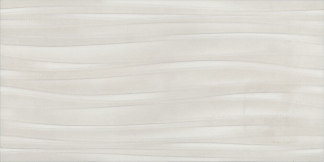 Керамическая плитка Kerama Marazzi Маритимос белый структура обрезной 11141R, цвет белый, поверхность глянцевая, прямоугольник, 300x600