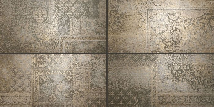 Декоративные элементы IL Cavallino Agora Gold Art Decor, цвет коричневый, поверхность матовая, прямоугольник, 302x608