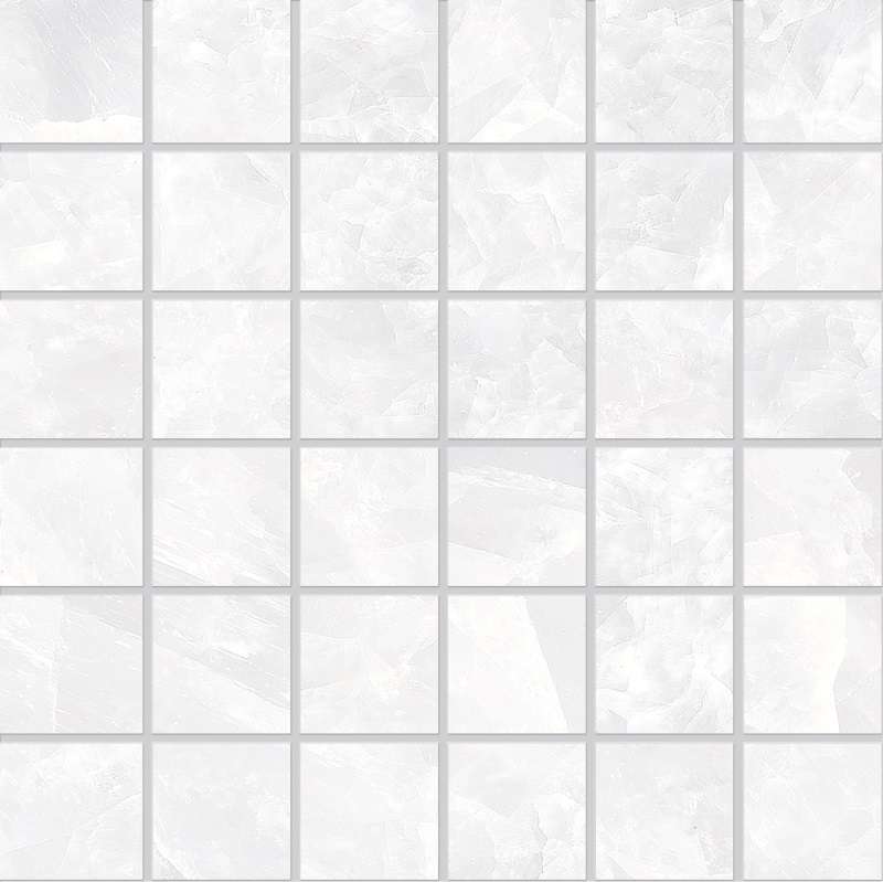 Мозаика Emilceramica (Acif) Tele Di Marmo Revolution Mosaico 5X5 Thassos Nat EHNV, цвет белый, поверхность матовая, квадрат, 300x300