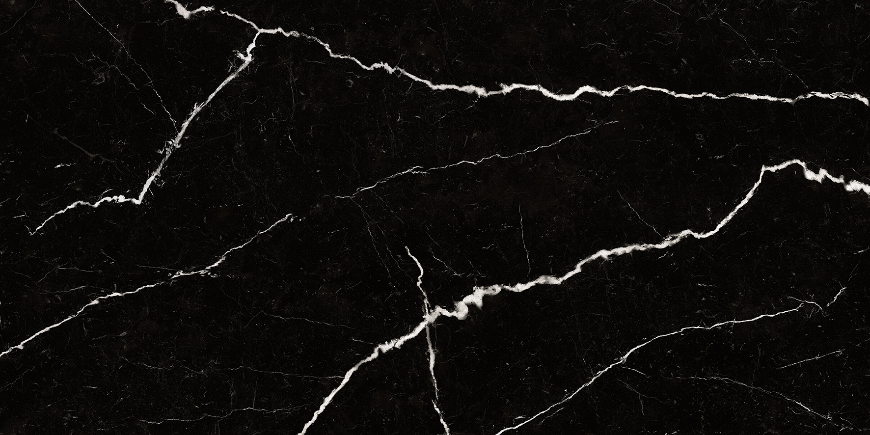 Керамогранит Pamesa Cr. Lux Deva Nero, цвет чёрно-белый, поверхность полированная, прямоугольник, 600x1200