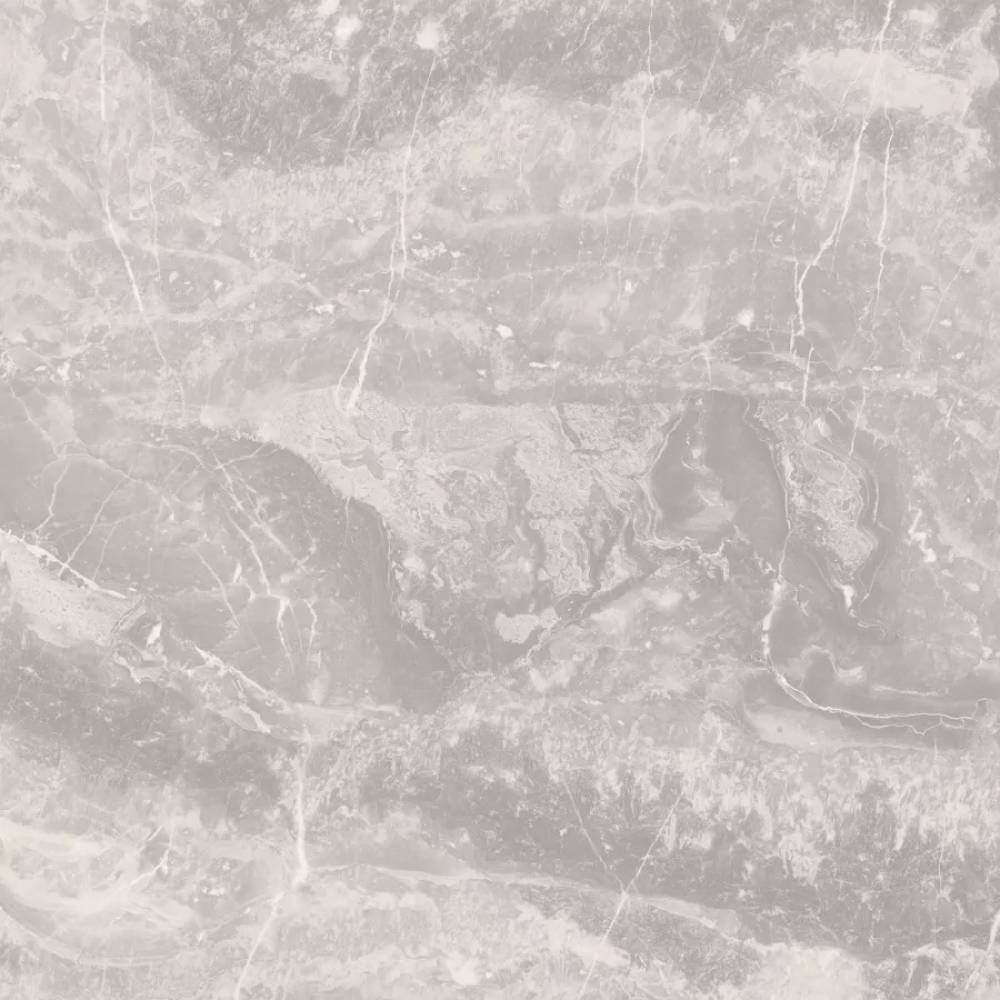 Керамогранит Azteca Nebula Silver Lux, цвет серый, поверхность полированная, квадрат, 600x600