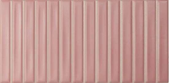 Керамическая плитка Wow Sweet Bars Blush Matt 128693, цвет розовый, поверхность матовая, прямоугольник, 125x250
