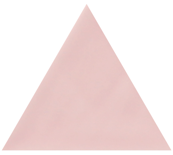 Керамическая плитка Maritima Maritima Alpha Pink, цвет розовый, поверхность глянцевая, треугольник, 115x130