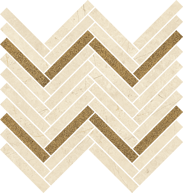 Мозаика Paradyz Sunrise Beige Mozaika Cieta Polysk, цвет коричневый бежевый, поверхность полированная, прямоугольник, 281x301