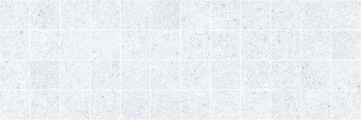 Мозаика Laparet Mason Декор мозаичный белый MM60107, цвет серый, поверхность матовая, прямоугольник, 200x600
