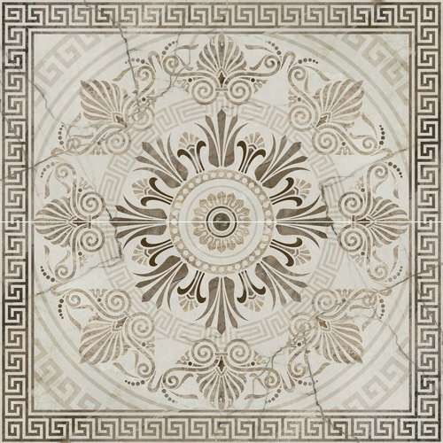 Декоративные элементы APE Amboise Lux Decor Catedra (set 2) Lux Matt, цвет серый, поверхность матовая, квадрат, 1200x1200