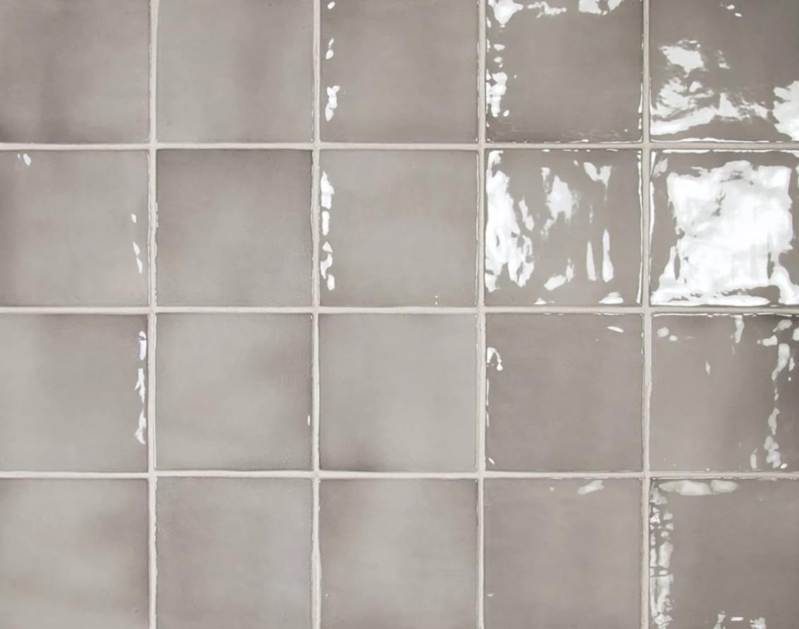 Керамическая плитка Equipe Manacor Mercury Grey 26917, цвет серый, поверхность глянцевая, квадрат, 100x100