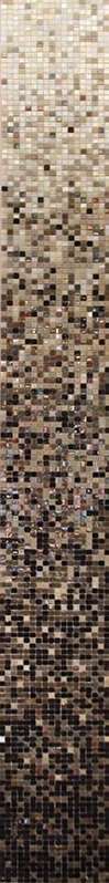 Мозаика Alma Mosaic Растяжки 15 DE-71(m) (комплект из 9 миксов), цвет белый коричневый бежевый, поверхность глянцевая, прямоугольник, 266x295