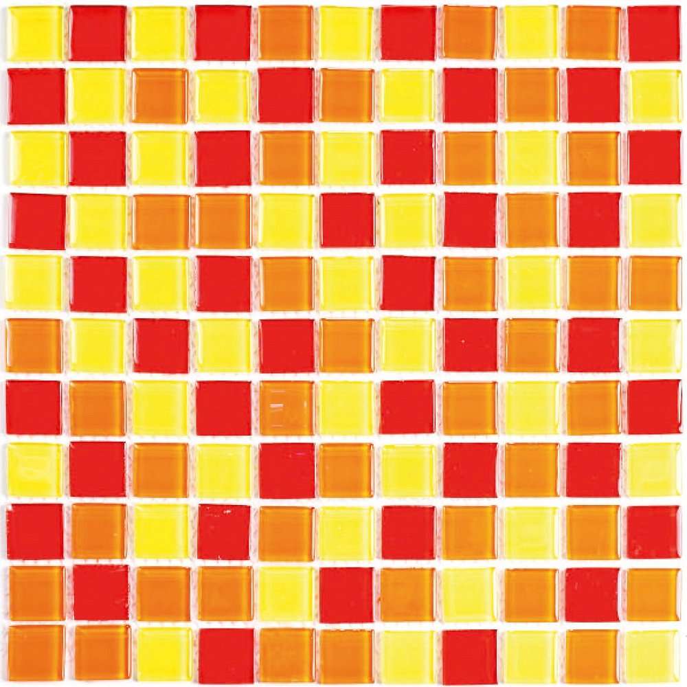 Мозаика Bonaparte Bonaparte Fruit Mix, цвет красный, поверхность глянцевая, квадрат, 300x300