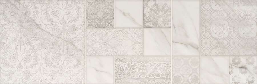 Керамическая плитка Saloni Marmaria Naxos Blanco, цвет белый, поверхность глянцевая, прямоугольник, 300x900