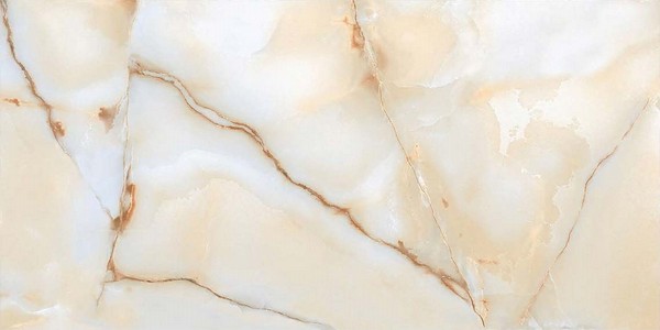 Керамогранит ITC Alabaster Natural Glossy, цвет бежевый, поверхность полированная, прямоугольник, 600x1200