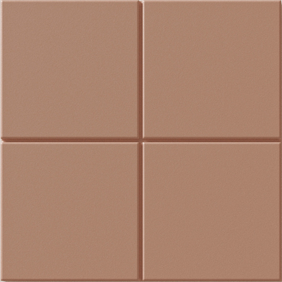 Керамогранит Wow Raster Grid M Mud 131360, цвет коричневый, поверхность матовая, квадрат, 150x150