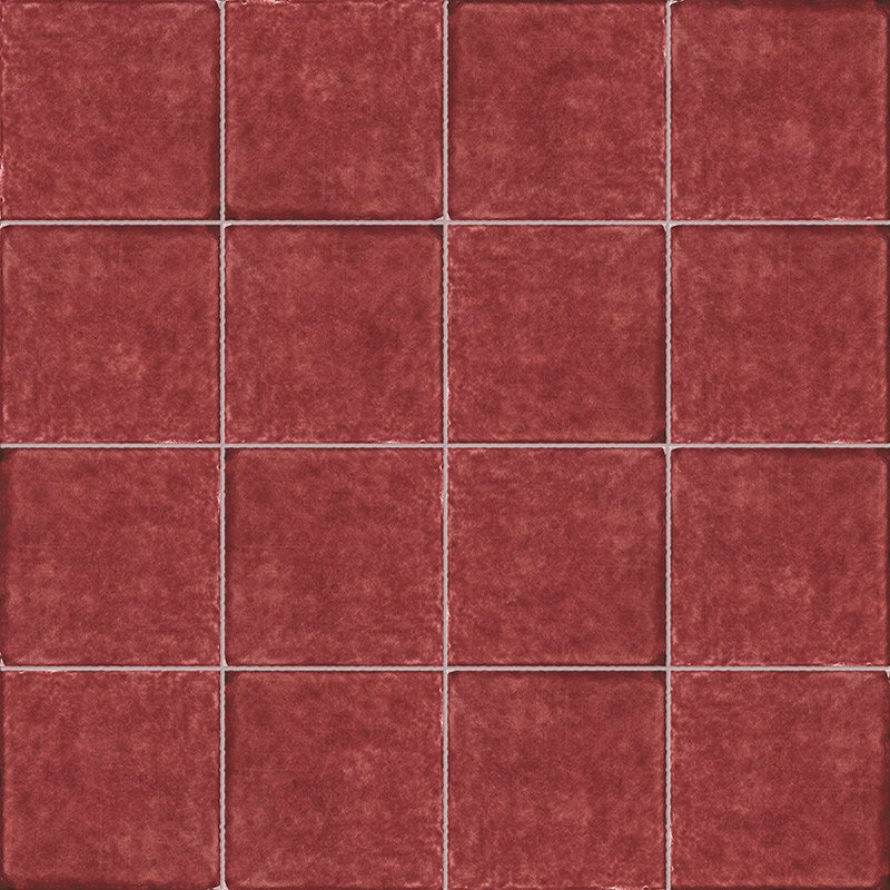 Керамическая плитка Mainzu Antic Cerezo, цвет бордовый, поверхность глянцевая, квадрат, 150x150