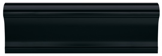 Бордюры Dune Listel Atelier Black Glossy 226804, цвет чёрный, поверхность глянцевая, прямоугольник, 50x150