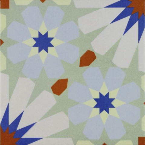 Керамогранит Pamesa Art Cassatt, цвет разноцветный, поверхность матовая, квадрат, 223x223