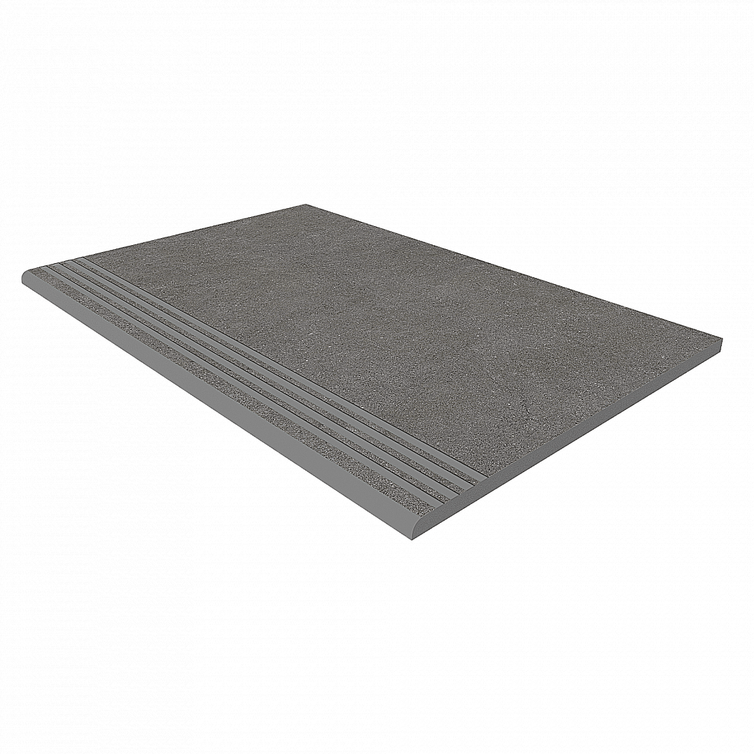 Ступени Estima Terra Grey TE02 Неполированный 30x120 36817, цвет серый, поверхность матовая, прямоугольник, 300x1200