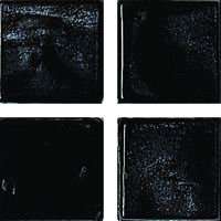 Мозаика JNJ Mosaic C-Jade JC45, цвет чёрный, поверхность глянцевая, квадрат, 150x150
