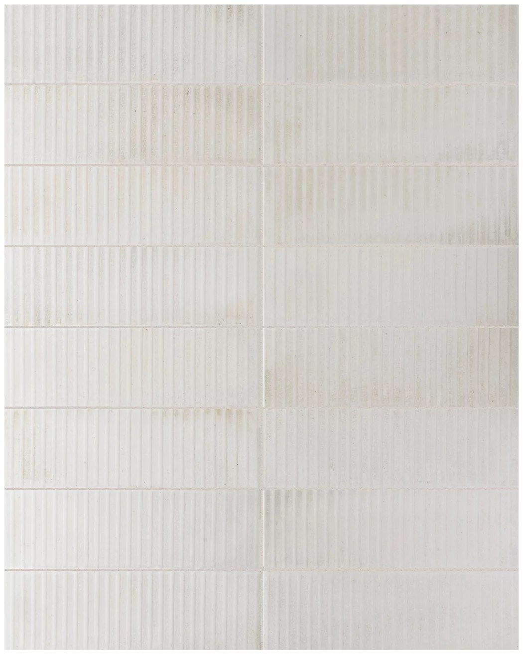 Керамогранит Equipe Raku Line White 30691, цвет белый, поверхность матовая рельефная, под кирпич, 60x186