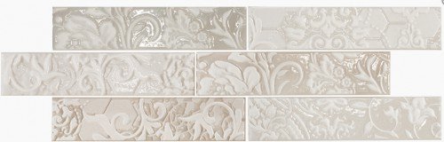 Декоративные элементы Pamesa Marbles & Grotto Adrien Malla, цвет серый, поверхность лаппатированная, прямоугольник, 205x450