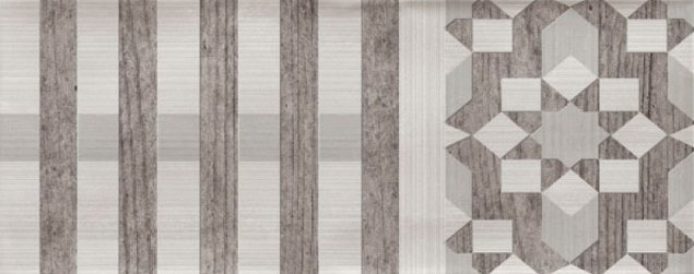 Декоративные элементы Argenta Street Cold Decor, цвет серый, поверхность глянцевая, прямоугольник, 200x500