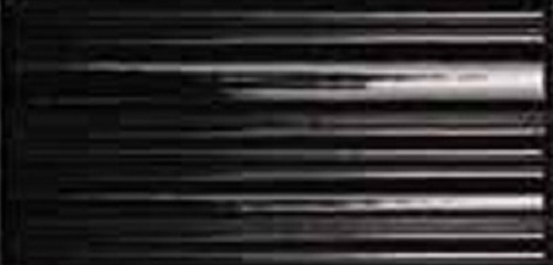 Керамическая плитка Sichenia Mini Nero Sticks Glossy 19484N, цвет чёрный, поверхность глянцевая рельефная, прямоугольник, 63x125