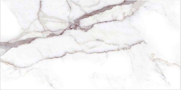 Керамогранит ITC Vibranium White High Glossy, цвет белый, поверхность полированная, прямоугольник, 600x1200