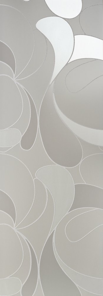 Декоративные элементы Love Tiles Acqua Lacrima Grigio, цвет серый, поверхность глянцевая, прямоугольник, 350x1000