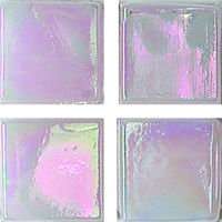 Мозаика JNJ Mosaic Ice Jade IC87, цвет розовый, поверхность глянцевая, квадрат, 150x150