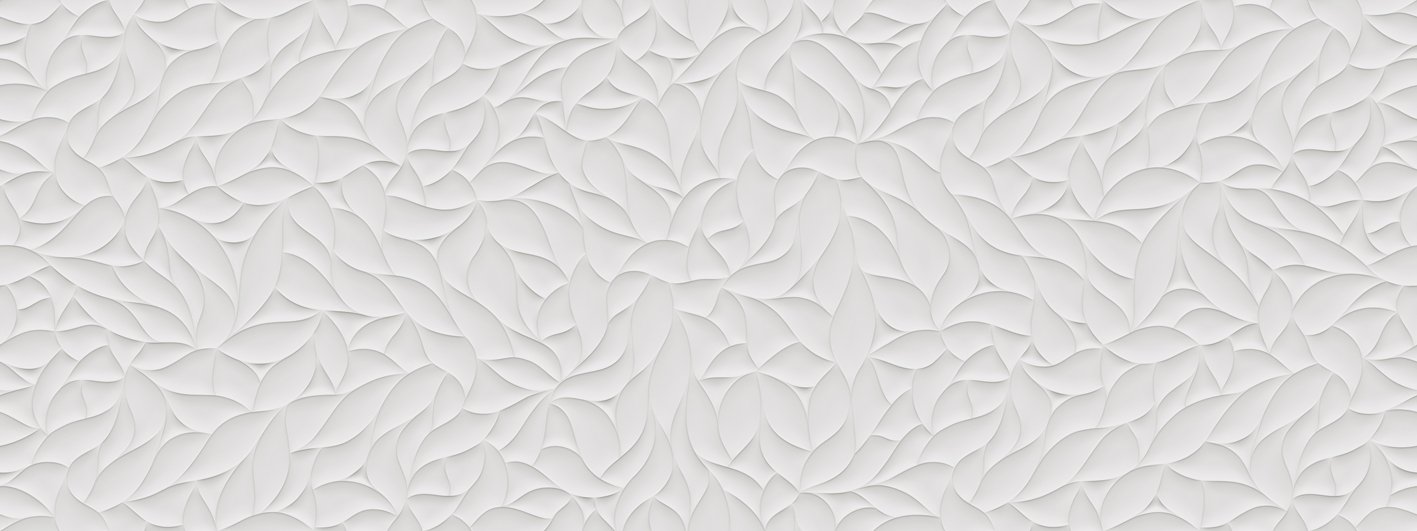 Керамическая плитка Porcelanosa Oxo Deco XL 100179255, цвет белый, поверхность матовая 3d (объёмная), прямоугольник, 450x1200