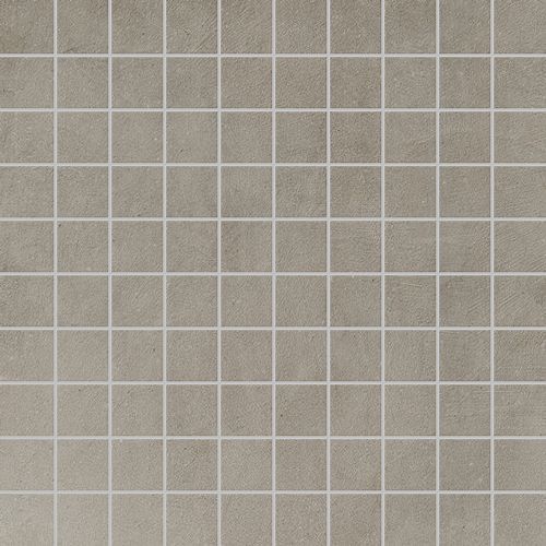 Мозаика Floor Gres Industrial Steel Mosaico (3X3) 739132, цвет серый, поверхность матовая, квадрат, 300x300