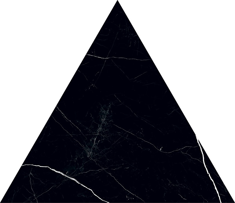 Мозаика Maciej Zien Boho Element Mozaikowy 4, цвет чёрный, поверхность матовая, треугольник, 182x210