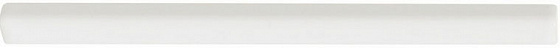 Бордюры Adex ADNE5574 Bullnose Trim Blanco Z, цвет белый, поверхность глянцевая, прямоугольник, 8,5x150
