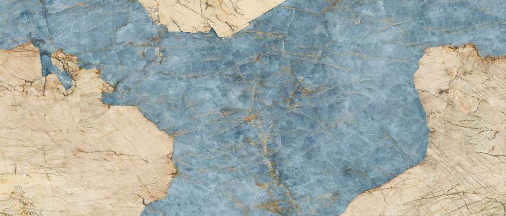 Широкоформатный керамогранит Ava Magma Avio Lapp 189003, цвет бежевый голубой, поверхность лаппатированная, прямоугольник, 1200x2800
