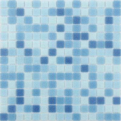 Мозаика Caramelle Mosaic Sabbia Laguna (на бумажной основе), цвет голубой, поверхность матовая, квадрат, 327x327