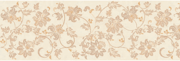 Декоративные элементы Atlantic Tiles Mistral Decor Boiserie Fleurs, цвет бежевый, поверхность глянцевая, прямоугольник, 200x295