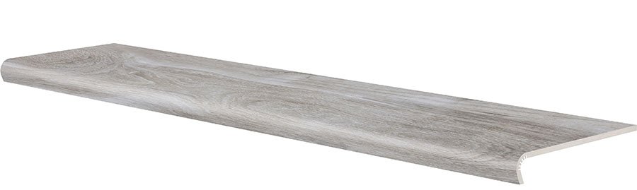 Ступени Cerrad V-shaped Mattina Bianco Ступень с капиносом, цвет серый, поверхность матовая, прямоугольник с капиносом, 320x1202