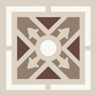 Керамогранит Heralgi Gio Abir Warm, цвет бежевый, поверхность матовая, квадрат, 200x200