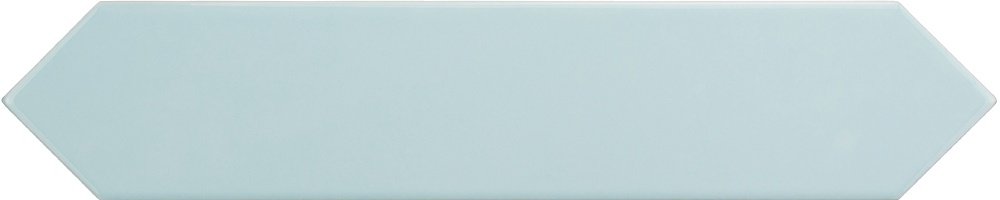 Керамическая плитка Equipe Arrow Caribbean Blue 25832, цвет голубой, поверхность глянцевая, прямоугольник, 50x250