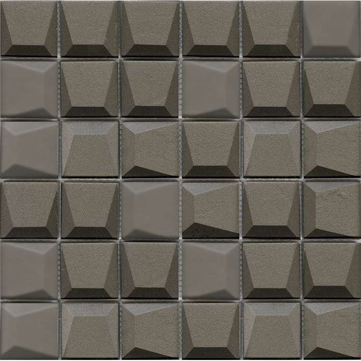 Мозаика L'Antic Colonial Effect Square Caramel L244007391, цвет серый, поверхность матовая, квадрат, 300x300
