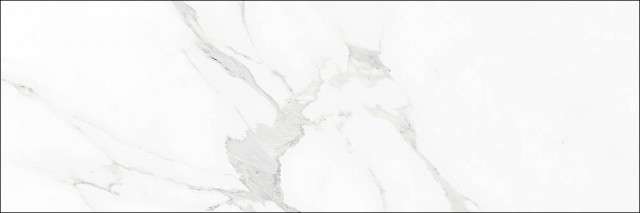 Керамическая плитка Cristacer Minerva White, цвет белый, поверхность глянцевая, прямоугольник, 250x750