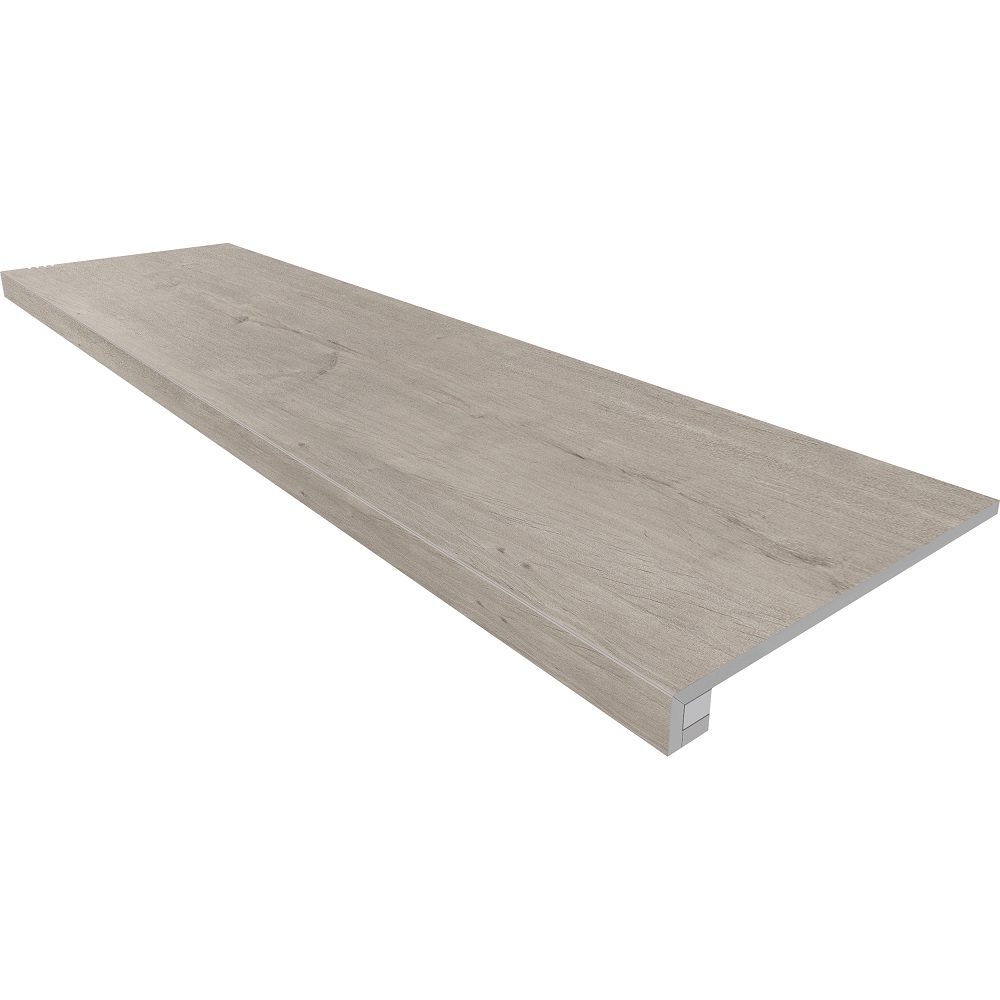 Ступени Estima Soft Wood Grey SF03 Неполированный 33x120 69412, цвет серый, поверхность матовая, прямоугольник, 330x1200