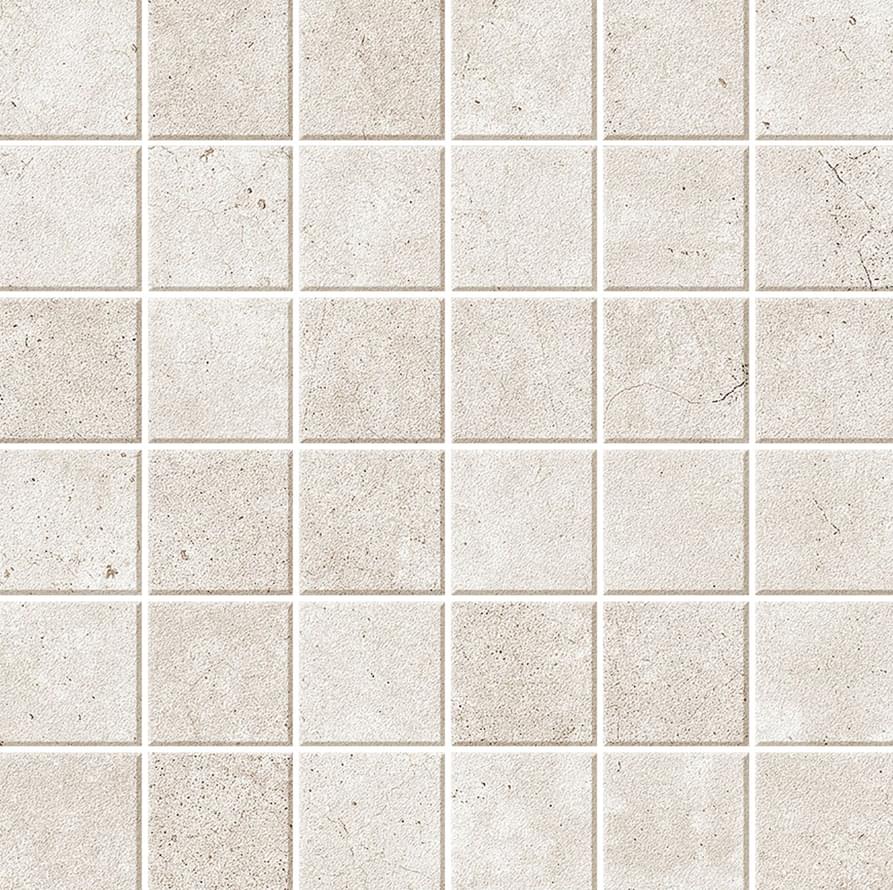 Мозаика Monocibec Esprit Stick Mos (4,7X4,7) 125860, цвет белый, поверхность матовая, квадрат, 300x300